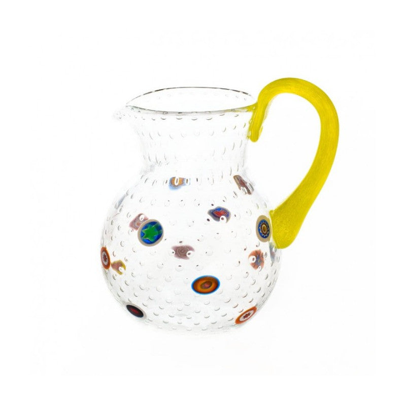 Clear Murano Glass Carafe with 