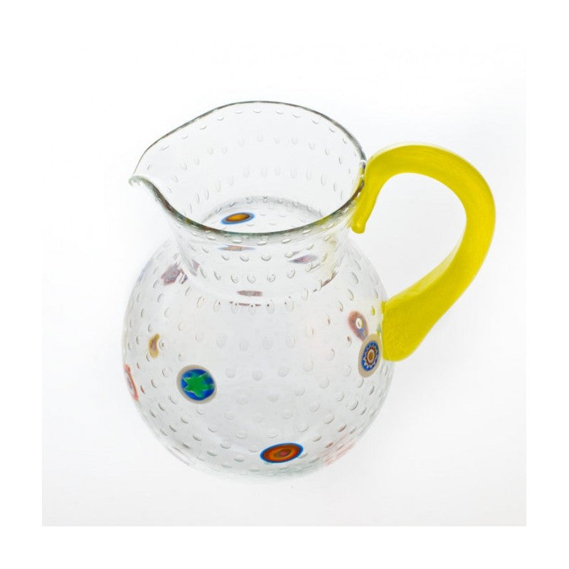Clear Murano Glass Carafe with 
